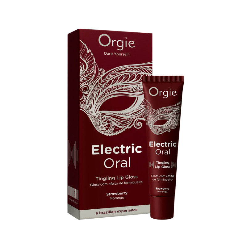 Orgie Electric Oral – Gloss à lèvres stimulant fraise, effet pétillant, 10 ml – photo 1