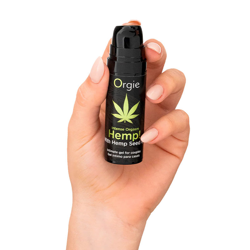 Orgie Hemp Intense Orgasm – Gel intime au chanvre, effet chaud froid vibrant – photo 3