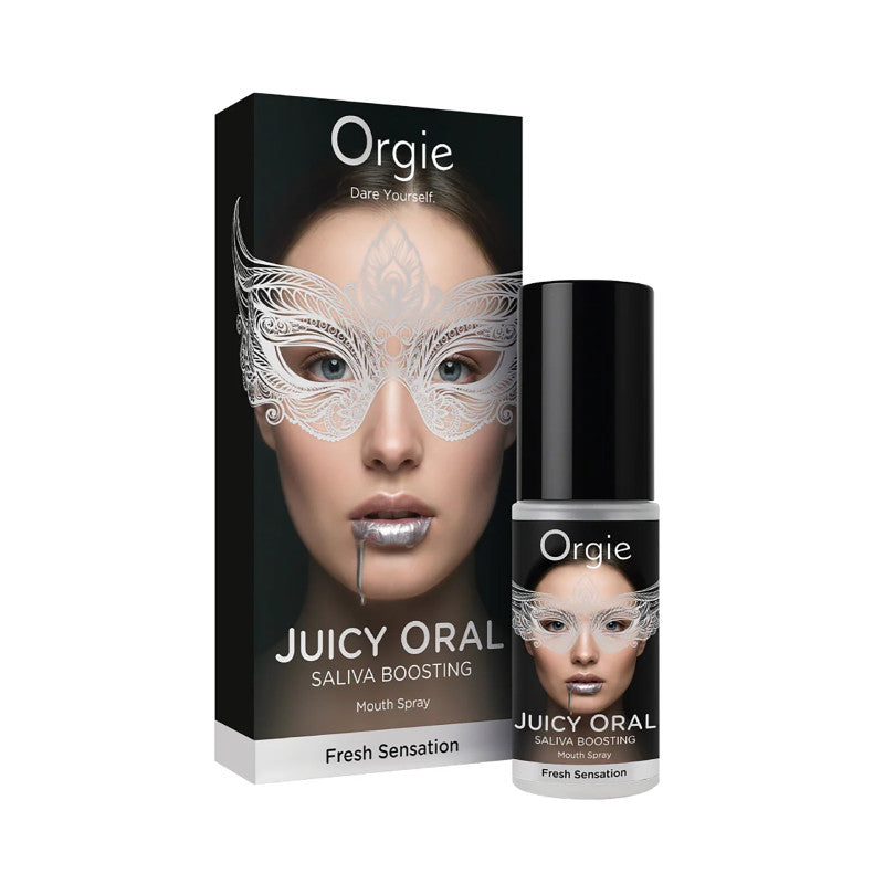 Orgie Juicy Oral – Spray buccal fraîcheur menthe, favorise la salivation, 15 ml – photo 1