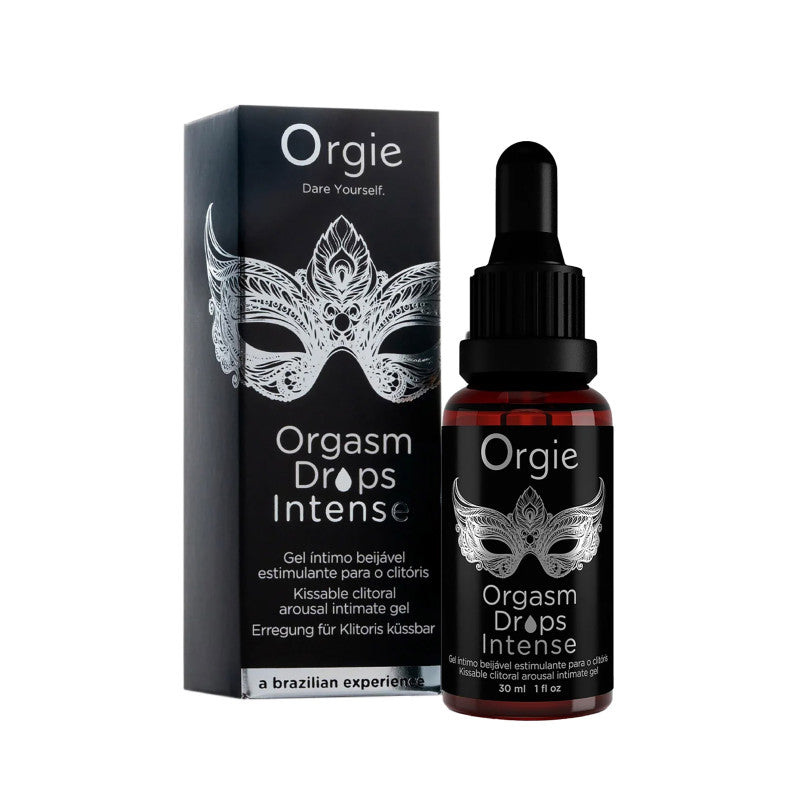 Orgie Orgasm Drops Intense – Excitant clitoridien pomme rouge, 30 ml – photo 1