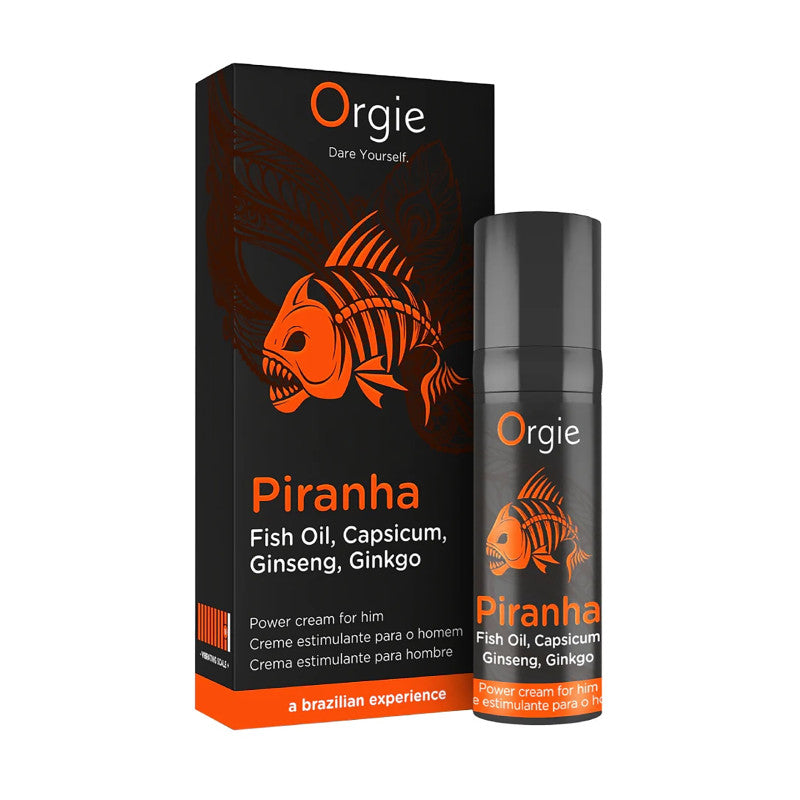 Orgie Piranha – Crème stimulante pour homme, intensité 9/10, 15 ml – photo 1