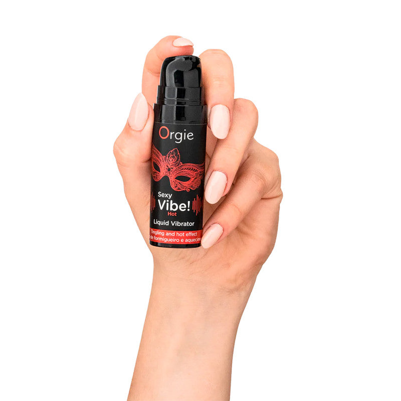 Orgie Sexy Vibe Hot – Gel chauffant et vibrant à la fraise, unisexe, 15 ml – photo 3