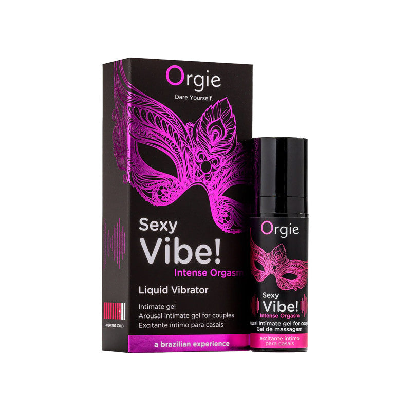 Orgie Sexy Vibe Intense Orgasm – Gel d’excitation chaud froid vibrant, 15 ml – photo 1