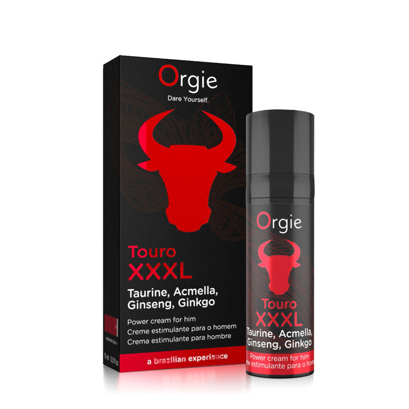 Orgie Touro XXXL – Crème stimulante pour homme, effet chauffant intense, 15 ml – photo 1