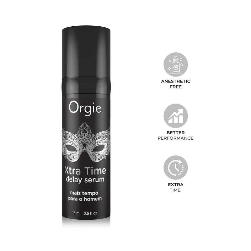 Orgie Xtra Time Delay Serum – Sérum retardant pour homme au silicone, 15 ml – photo 2