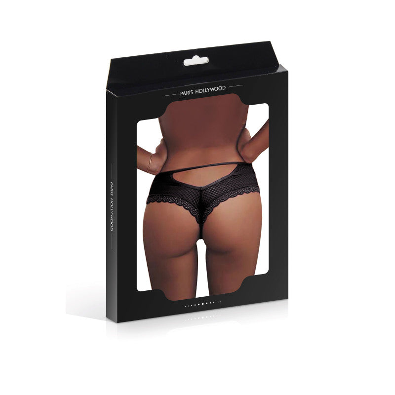 Paris Hollywood P5180 – Tanga en dentelle, coupe ajourée sur les reins – photo 3