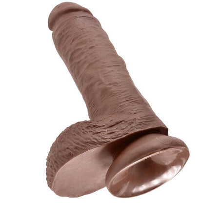 King Cock — 8 pouces marron avec boules 20,3 cm — image 5