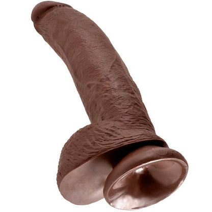 King Cock — 9 pouces marron avec boules 22,9 cm — image 5