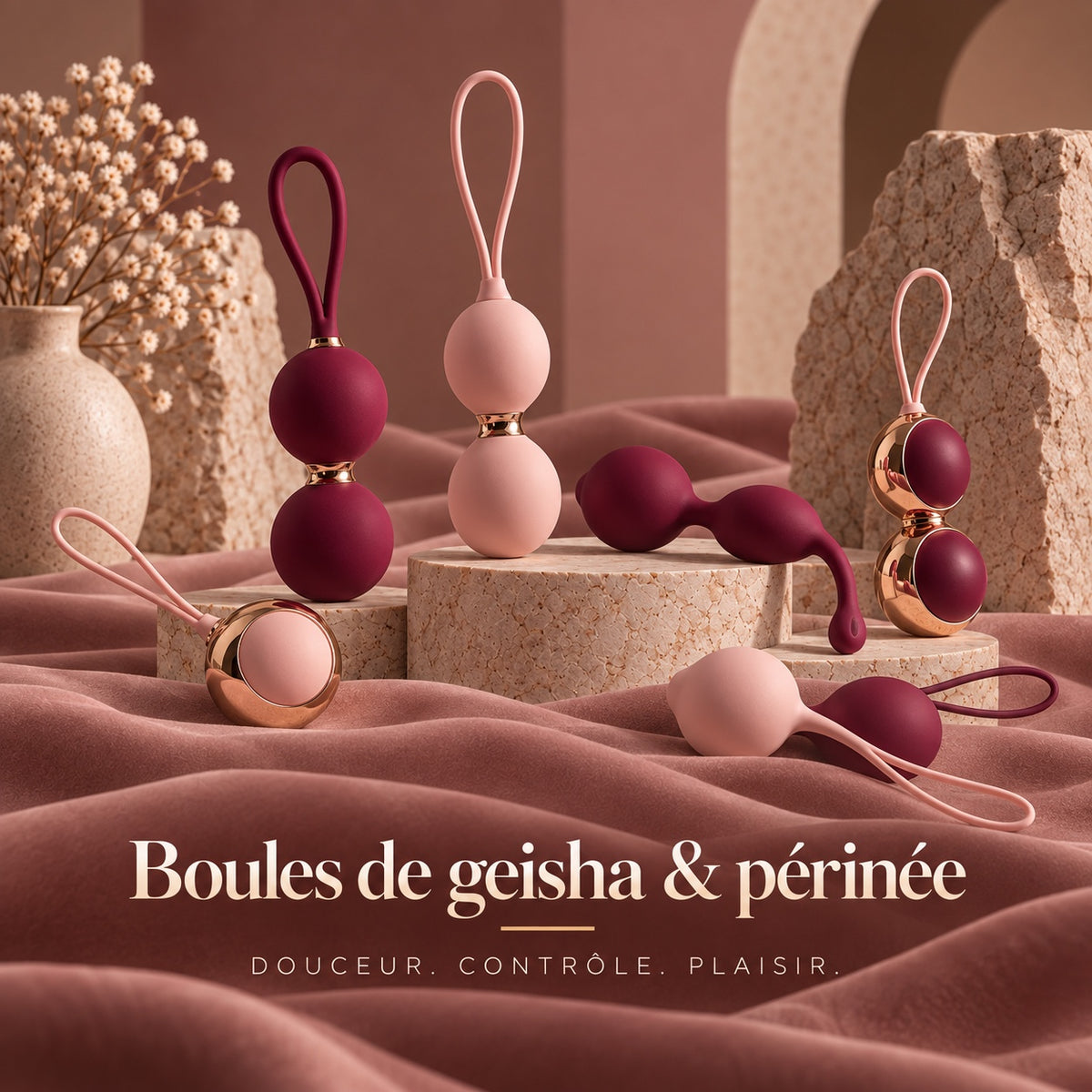 Boules de Geisha & périnée — Peau de Satin