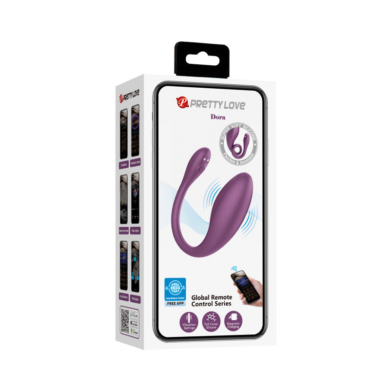 Pretty Love Dora – Œuf vibrant connecté, contrôle à distance par application – photo 2