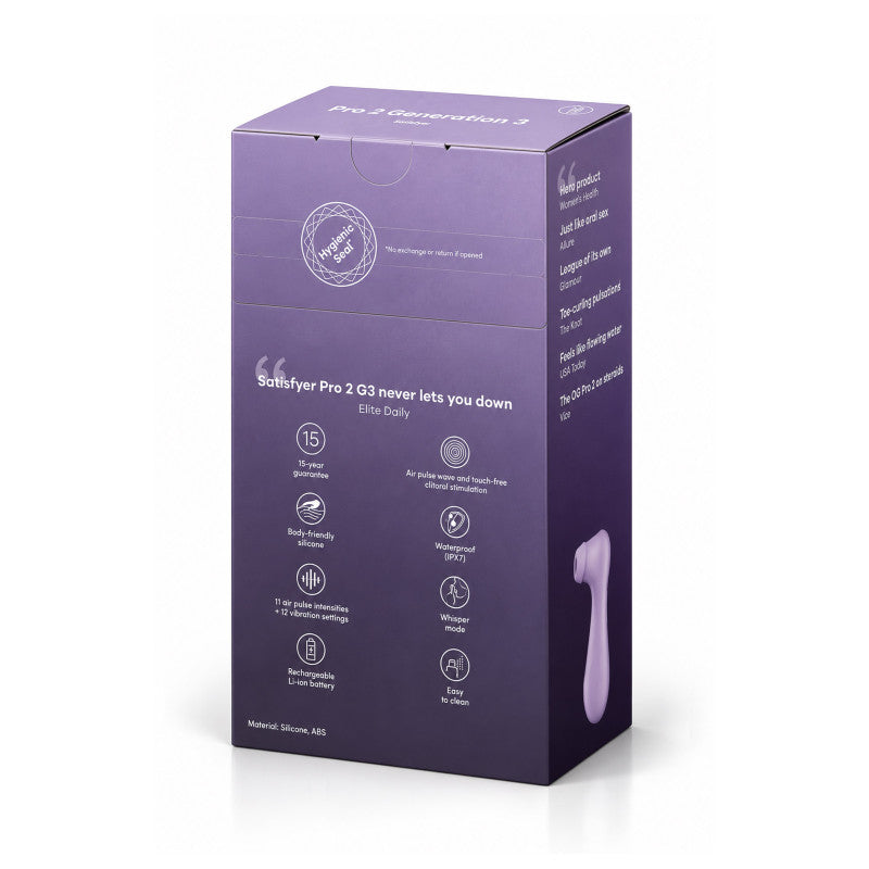 Satisfyer Pro 2 Generation 3 – Stimulateur clitoridien Liquid Air et vibrations – photo 8
