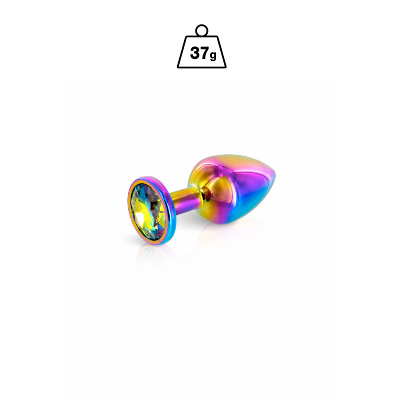 Hidden Eden Rainbow – Plug bijou irisé, cristal, taille XS – photo 1