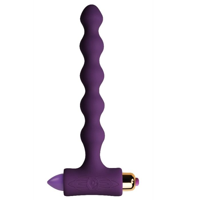 Rocks-Off PLUG ANAL AVEC VIBRATION ET PERLES RIVERLES PETITE SENSATIONS