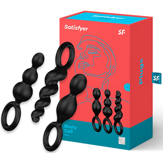 Satisfyer Anal Plug Set 3 Noir — vue 2