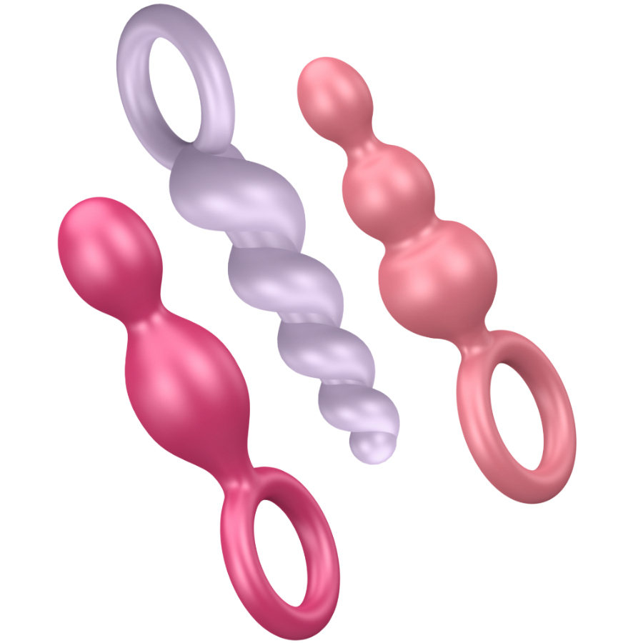 Satisfyer Anal Plug Set 3 Tricolore — vue 1