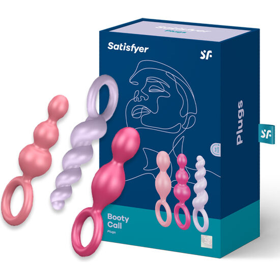 Satisfyer Anal Plug Set 3 Tricolore — vue 2