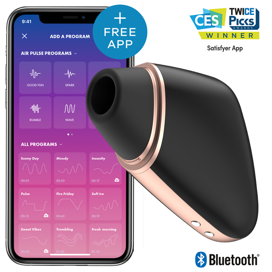 Satisfyer Air Love Triangle — Noir