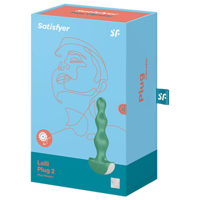 Satisfyer Lolli Plug 2 Vert — vue 3