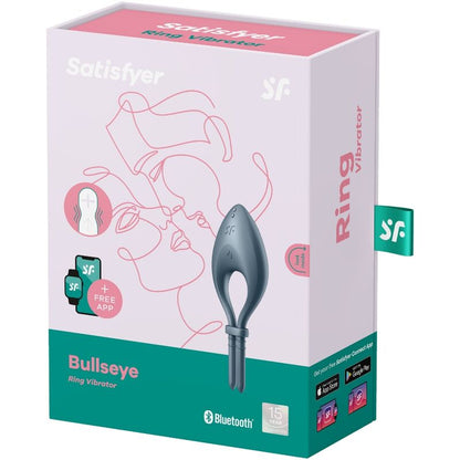 Satisfyer Bullseye Connect Gris — vue 3