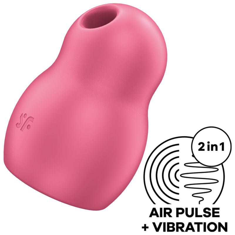 Satisfyer Double Air Pulse Pro To Go 1 — Rouge
