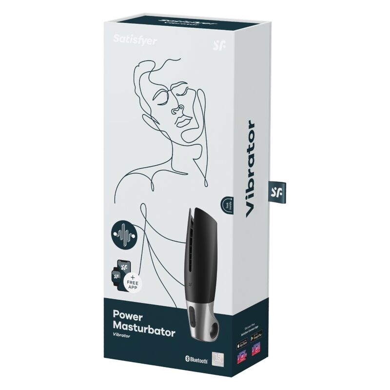 Satisfyer Power Masturbator Connect Noir — vue 6