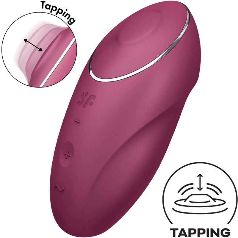 Satisfyer Tap & Climax 1 rouge — vue 4
