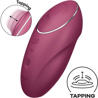 Satisfyer Tap & Climax 1 rouge — vue 4