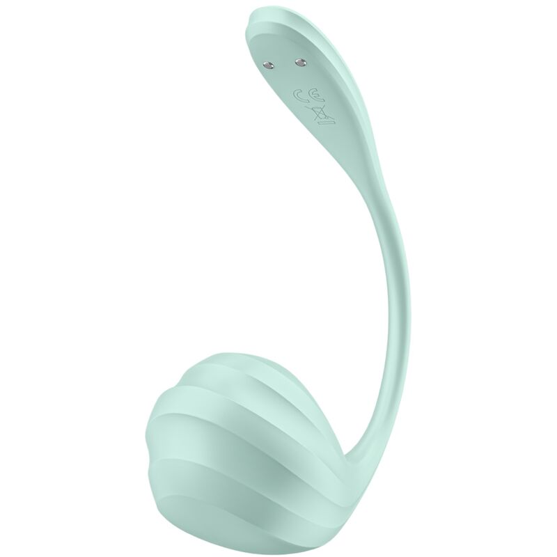 Satisfyer Smooth Petal Connect Vert d’eau — vue 3