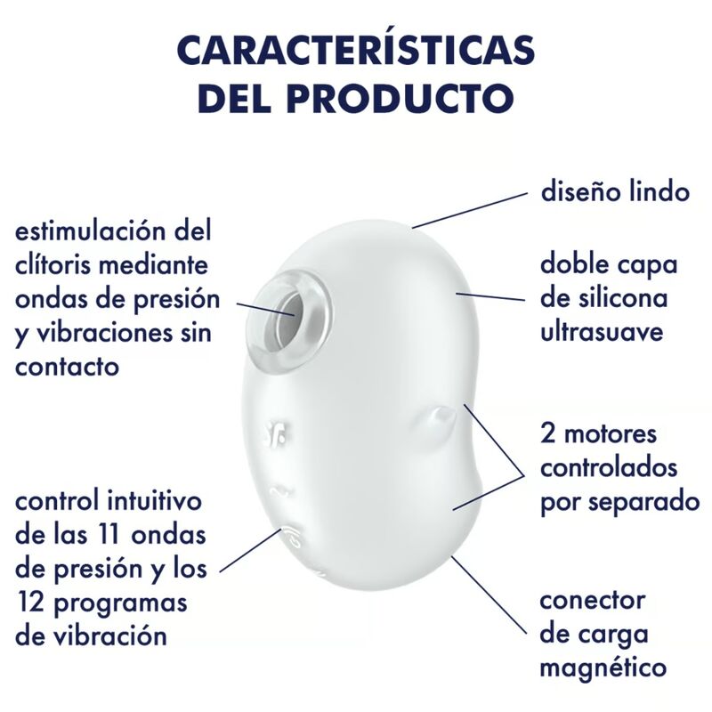Satisfyer Cutie Ghost blanc — vue 4