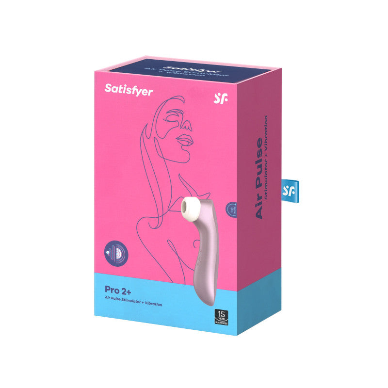 Satisfyer Pro 2+ – Stimulateur clitoridien sans contact à ondes de pression et vibrations – photo 2