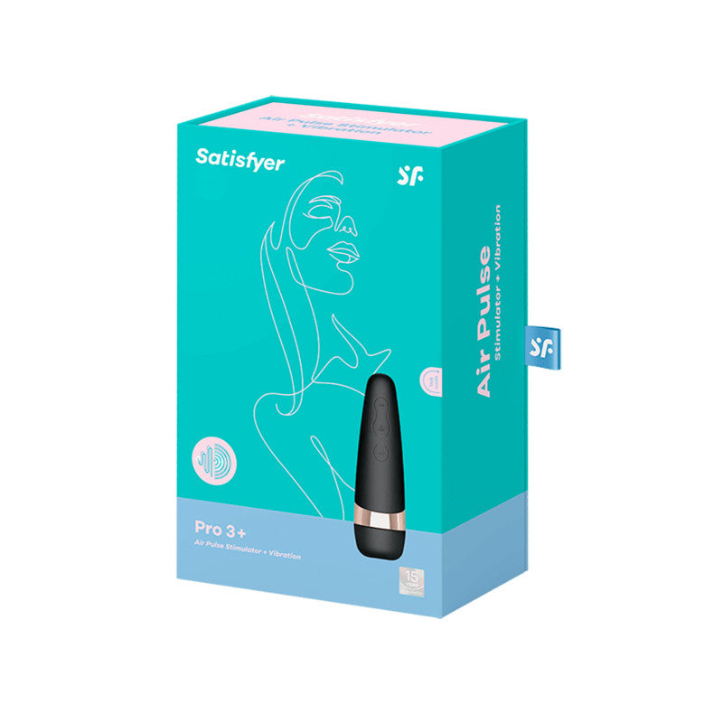 Satisfyer Pro 3+ – Stimulateur clitoridien air pulsé et vibrations – photo 2