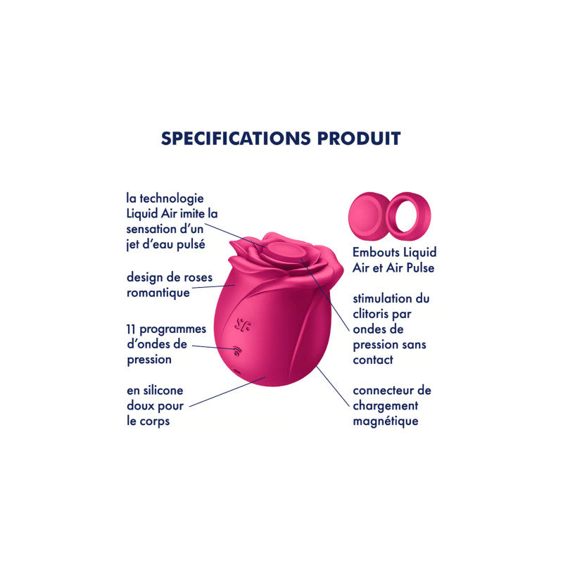 Satisfyer Pro 2 Classic Blossom – Stimulateur clitoridien à ondes de pression – photo 3