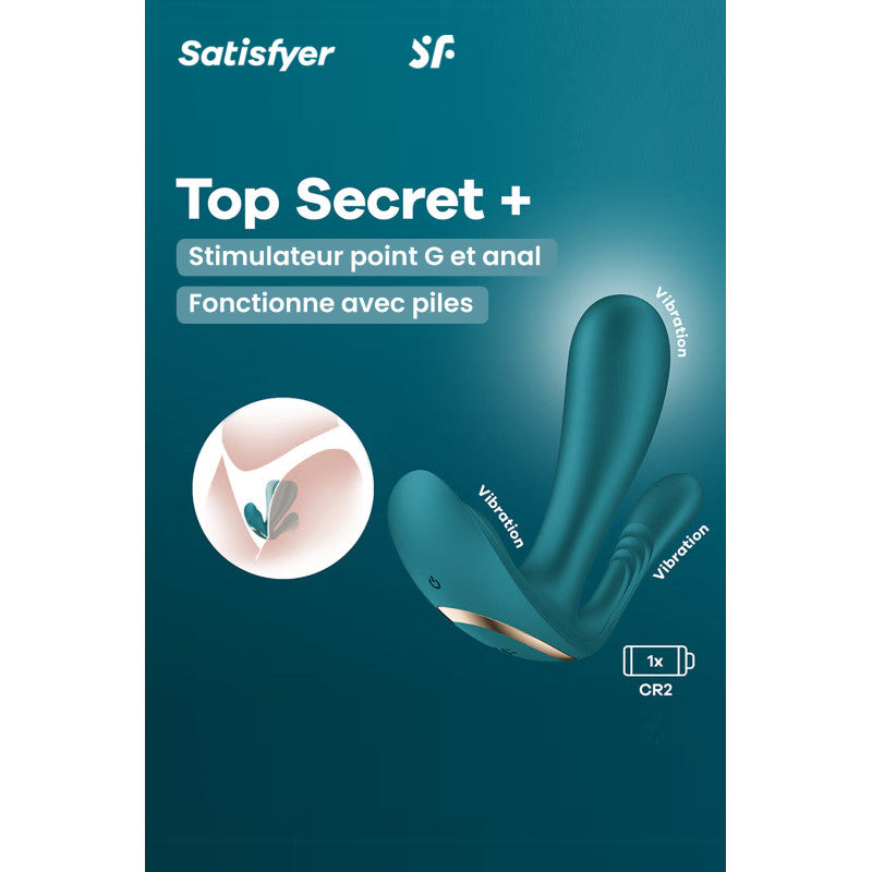 Satisfyer Top Secret+ – Stimulateur de culotte 3 en 1, connecté, 3 moteurs – photo 4