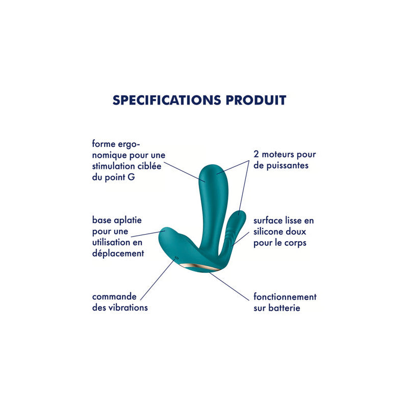 Satisfyer Top Secret+ – Stimulateur de culotte 3 en 1, connecté, 3 moteurs – photo 3