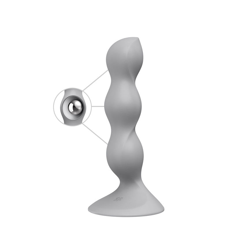 Satisfyer Triple Ball-R – Gode ventouse à boules lestées, sans moteur – photo 10