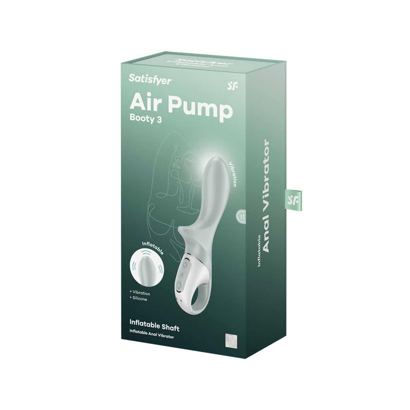 Satisfyer Air Pump Booty 3 – Plug anal vibrant et gonflable en silicone – photo 2