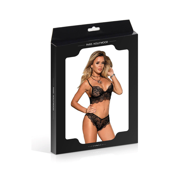 Paris Hollywood R80614 – Ensemble 2 pièces en dentelle, top et tanga – photo 4