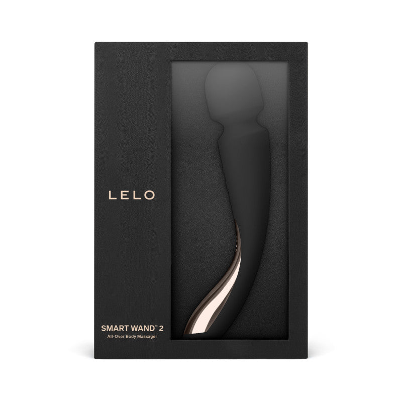 Lelo Smart Wand 2 Medium – Vibromasseur wand noir, 10 massages – photo 2