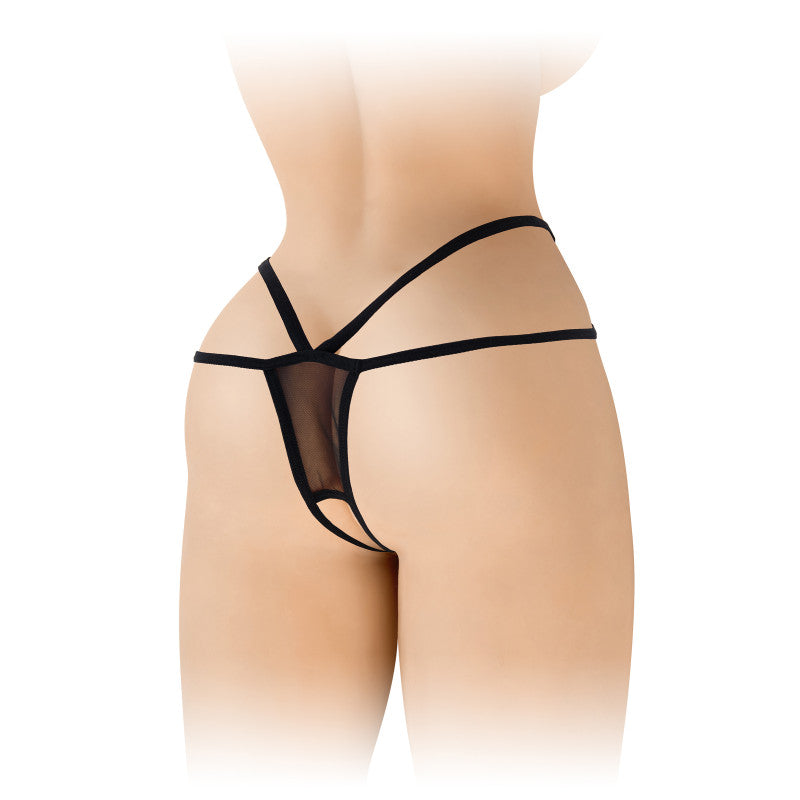 Fashion Secret Sylvie – String ouvert en maille fine, double élastique – photo 2