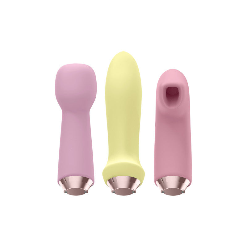 Satisfyer Marvelous Four – Coffret de 4 vibromasseurs, moteur interchangeable – photo 4