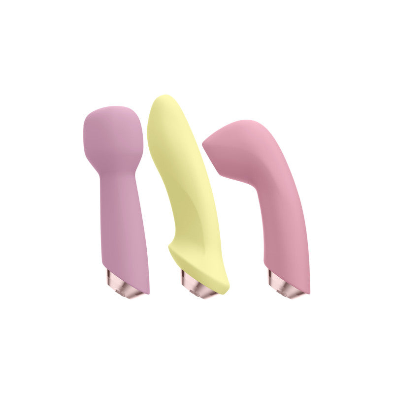 Satisfyer Marvelous Four – Coffret de 4 vibromasseurs, moteur interchangeable – photo 3