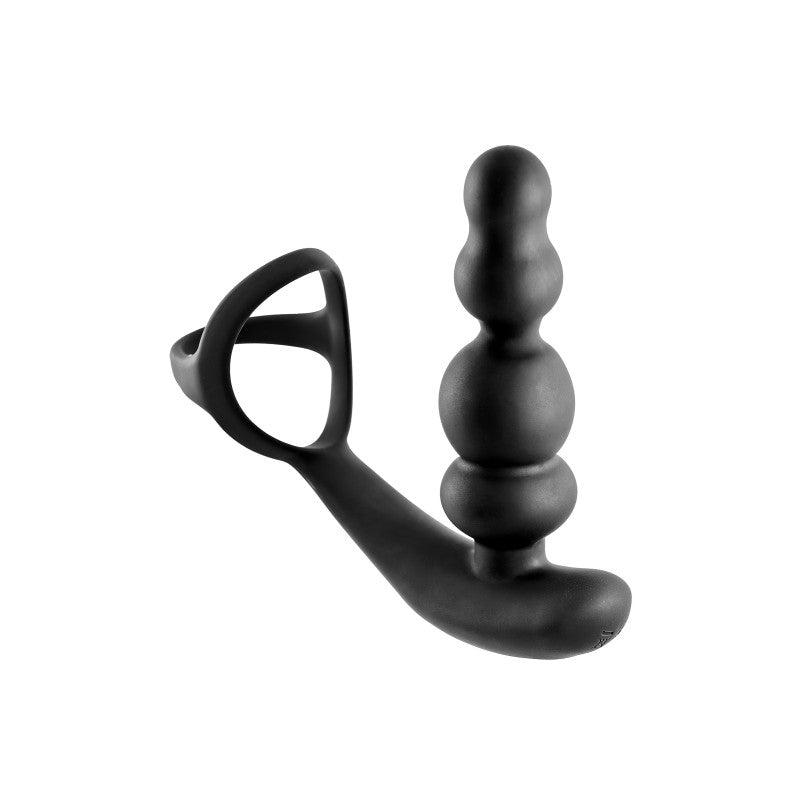 Blue Junker – Stimulateur de prostate à tête rotative et double cockring – photo 3