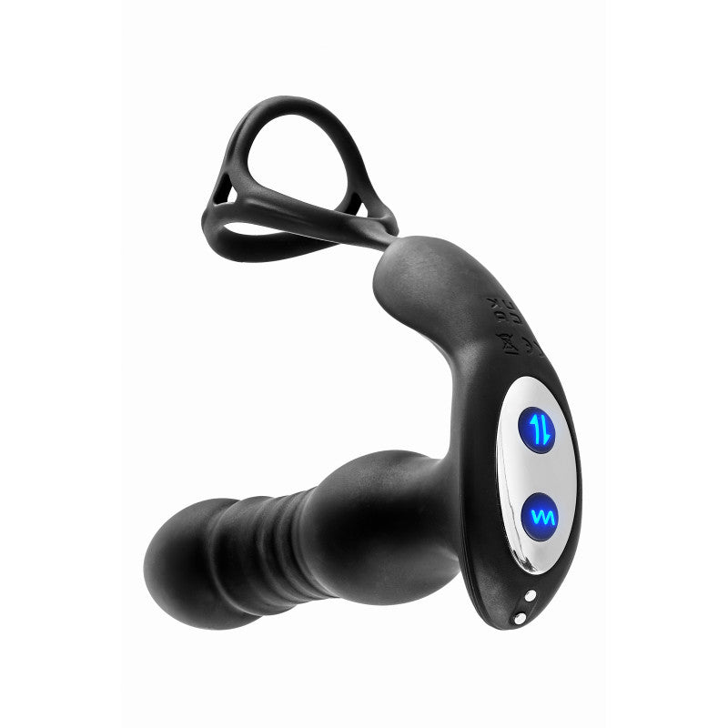 Blue Junker – Stimulateur de prostate va-et-vient à double cockring – photo 4