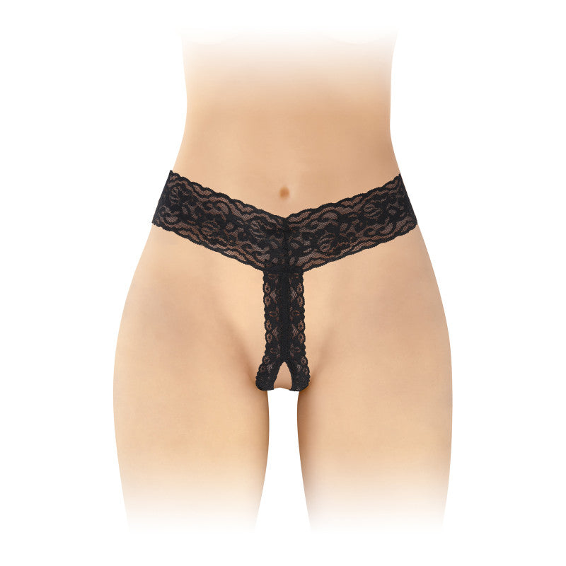 Fashion Secret Anita – String ouvert en dentelle – photo 1