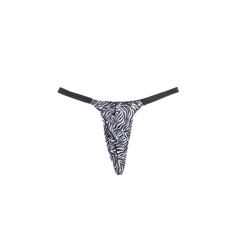Paris Hollywood – String homme imprimé zèbre, taille basse – photo 4