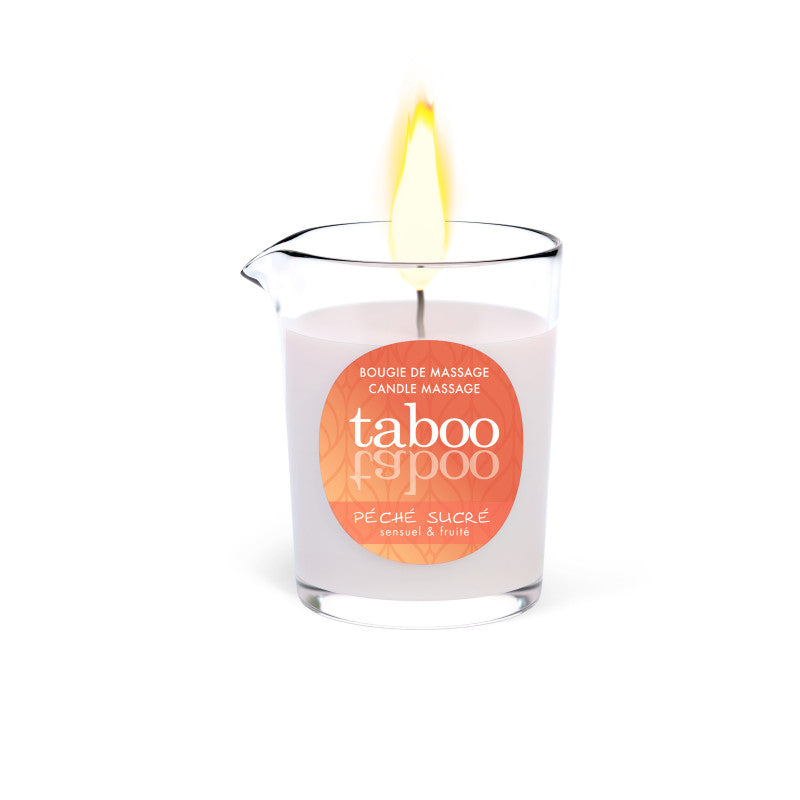 Ruf Taboo For Her Péché sucré – Bougie de massage parfum nectarine, 60 g – photo 3
