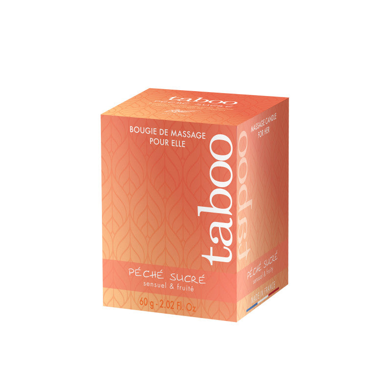 Ruf Taboo For Her Péché sucré – Bougie de massage parfum nectarine, 60 g – photo 2