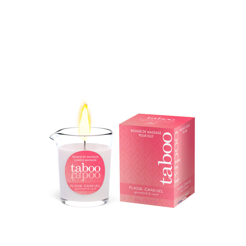 Ruf Taboo For Her Plaisir charnel – Bougie de massage parfum fleur de cacao, 60 g – photo 1