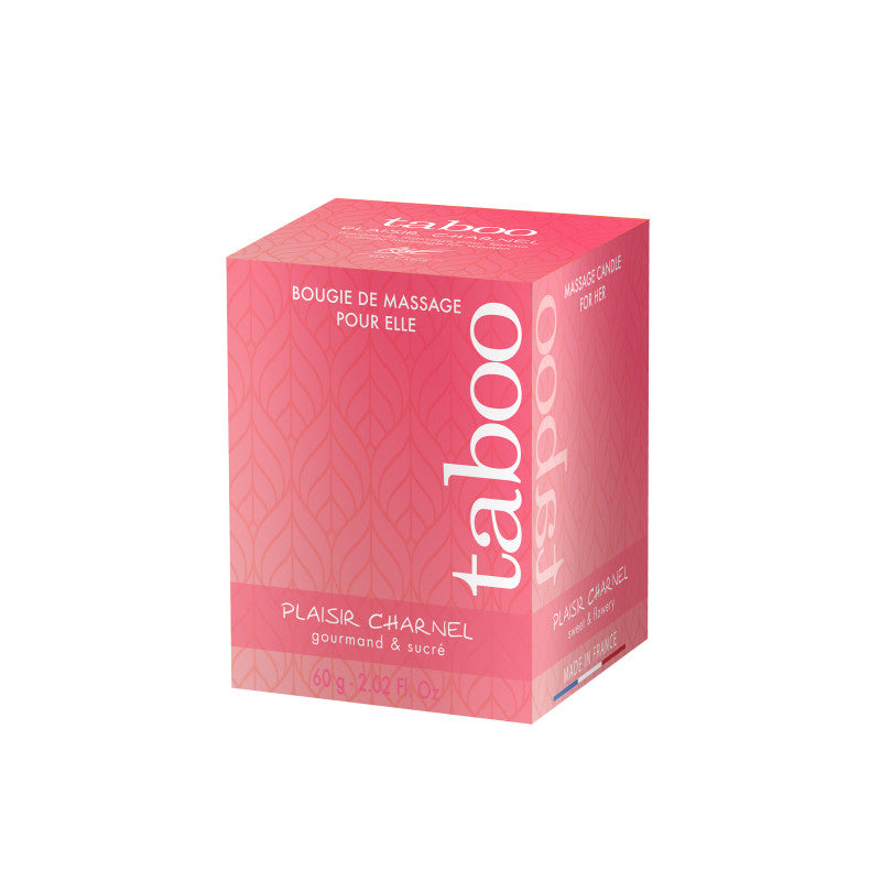 Ruf Taboo For Her Plaisir charnel – Bougie de massage parfum fleur de cacao, 60 g – photo 2