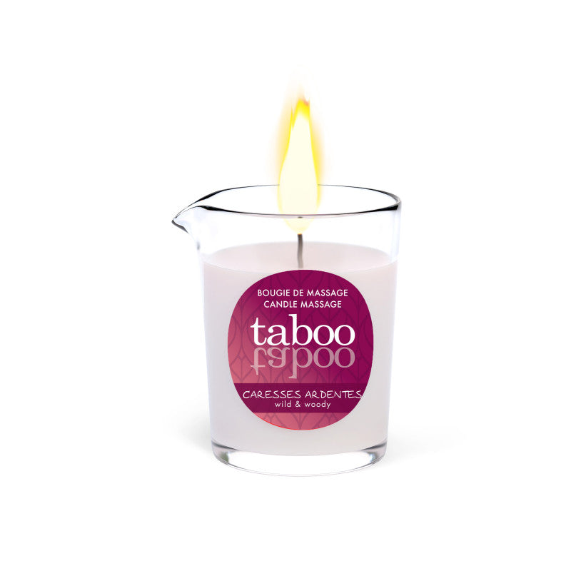Ruf Taboo For Him Caresses ardentes – Bougie de massage parfum fougère, 60 g – photo 3